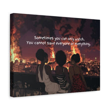 Load image into Gallery viewer, Inspirational Wall Art Canvas - "Sometimes You Can Only Watch" - Empowering Home Decor