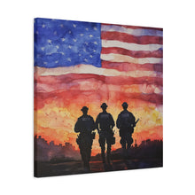 Load image into Gallery viewer, Inspirational Police Wall Art Canvas - Support Our Heroes