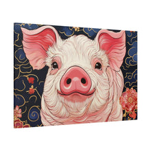 Load image into Gallery viewer, Lunar Year of the Pig - Matte Canvas