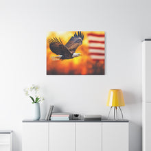Load image into Gallery viewer, Patriotic Eagle Canvas Art - Inspirational Home Decor