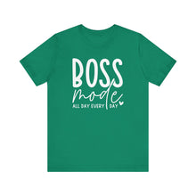 Load image into Gallery viewer, Boss Mode Unisex Jersey Tee - Motivational Short Sleeve Shirt for Entrepreneurs