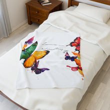 Load image into Gallery viewer, Butterfly Plush Blanket