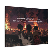 Load image into Gallery viewer, Inspirational Wall Art Canvas - "Sometimes You Can Only Watch" - Empowering Home Decor
