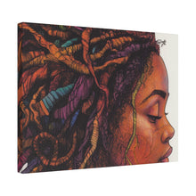 Load image into Gallery viewer, Grounded Woman of Color Matte Canvas, Stretched, 0.75"