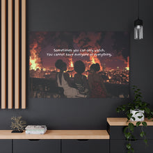 Load image into Gallery viewer, Inspirational Wall Art Canvas - "Sometimes You Can Only Watch" - Empowering Home Decor