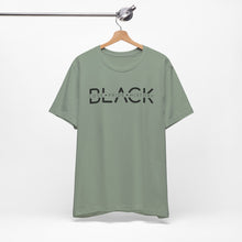 Load image into Gallery viewer, Unisex Jersey Tee - Black Love Pride History Shirt