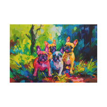 Load image into Gallery viewer, French Bulldog Canvas Art
