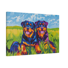 Load image into Gallery viewer, Rottweiler Canvas Art