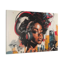 Load image into Gallery viewer, Urban Vibe Matte Canvas Print - Stylish Artwork for Music Lovers