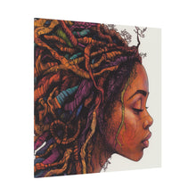 Load image into Gallery viewer, Grounded Woman of Color Matte Canvas, Stretched, 0.75"
