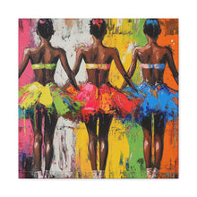 Load image into Gallery viewer, Vibrant Ballet Canvas Art, Colorful Wall Decor for Dance Lovers, Stylish Home Decor, Gift for Dancers, Ballerina Art Piece