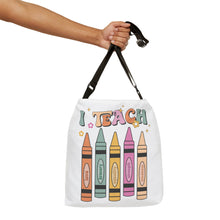 Load image into Gallery viewer, Adjustable Tote Bag (AOP) - Teach