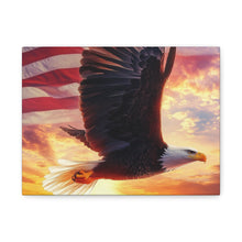 Load image into Gallery viewer, Patriotic Eagle Canvas Wall Art