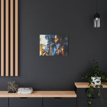 Load image into Gallery viewer, Saxophone Art Canvas, Jazz Decor, Music Lover Gift, Home Wall Art, Portrait Painting, Modern Artwork, Unique Gift Idea