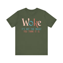Load image into Gallery viewer, WOKE - Unisex Jersey Short Sleeve Tee
