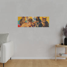Load image into Gallery viewer, Colorful Cat Canvas Art - Vibrant Cat Portraits for Cat Lovers