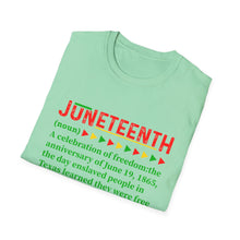 Load image into Gallery viewer, Unisex Softstyle T-Shirt - Juneteenth