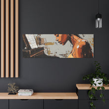 Load image into Gallery viewer, Piano Art Canvas Wall Decor, Inspirational Home Art, Music Lover Gift, Black Woman Artwork, Modern Art Print