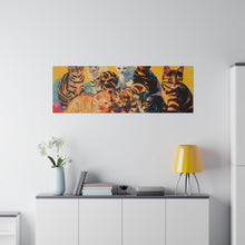 Load image into Gallery viewer, Colorful Cat Canvas Art - Vibrant Cat Portraits for Cat Lovers