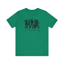 Load image into Gallery viewer, I ❤️ Live Dancing Unisex Jersey Tee – Perfect for Dance Lovers