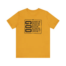 Load image into Gallery viewer, Inspirational God Quote Unisex Jersey Tee