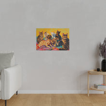 Load image into Gallery viewer, Colorful Cat Canvas Art - Vibrant Cat Portraits for Cat Lovers