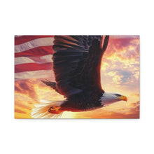 Load image into Gallery viewer, Patriotic Eagle Canvas Wall Art