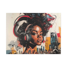 Load image into Gallery viewer, Urban Vibe Matte Canvas Print - Stylish Artwork for Music Lovers