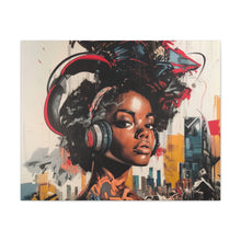 Load image into Gallery viewer, Urban Vibe Matte Canvas Print - Stylish Artwork for Music Lovers