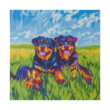Load image into Gallery viewer, Rottweiler Canvas Art