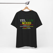 Load image into Gallery viewer, Proudly Mixed Unisex Jersey Tee - Celebrating Black Heritage