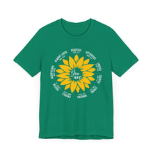 Load image into Gallery viewer, You Are Amazing Sunflower Tee | Inspirational Unisex Jersey Short Sleeve T-Shirt