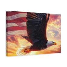 Load image into Gallery viewer, Patriotic Eagle Canvas Wall Art