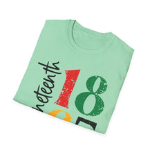 Load image into Gallery viewer, Unisex Softstyle T-Shirt - Juneteenth 1865