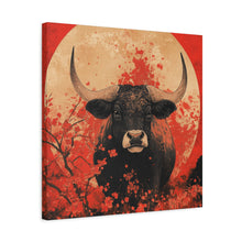 Load image into Gallery viewer, Lunar Year of the Ox - Stretched Matte Print for Home Decor