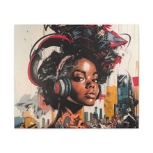 Load image into Gallery viewer, Urban Vibe Matte Canvas Print - Stylish Artwork for Music Lovers
