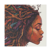 Load image into Gallery viewer, Grounded Woman of Color Matte Canvas, Stretched, 0.75"