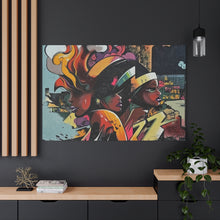 Load image into Gallery viewer, Vibrant Afrocentric Matte Canvas Art - Inspirational Wall Decor
