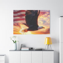 Load image into Gallery viewer, Patriotic Eagle Canvas Wall Art