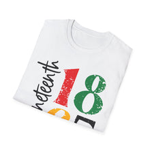 Load image into Gallery viewer, Unisex Softstyle T-Shirt - Juneteenth 1865