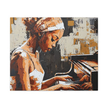 Load image into Gallery viewer, Artistic Piano Canvas, Wall Art, Music Lover Gift, Home Decor, Jazz Wall Art, Unique Artwork