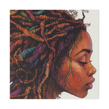 Load image into Gallery viewer, Grounded Woman of Color Matte Canvas, Stretched, 0.75"