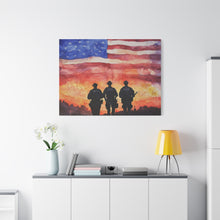 Load image into Gallery viewer, Inspirational Police Wall Art Canvas - Support Our Heroes