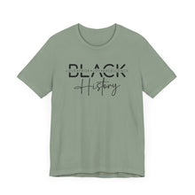 Load image into Gallery viewer, Empowering Black History Unisex Tee - Love, Pride, Joy, Excellence