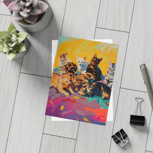Load image into Gallery viewer, Cats at Play Postcard Bundles (envelopes included)