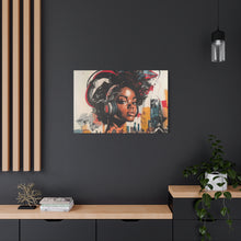 Load image into Gallery viewer, Urban Vibe Matte Canvas Print - Stylish Artwork for Music Lovers