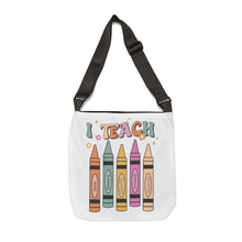 Load image into Gallery viewer, Adjustable Tote Bag (AOP) - Teach