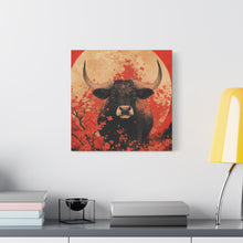 Load image into Gallery viewer, Lunar Year of the Ox - Stretched Matte Print for Home Decor