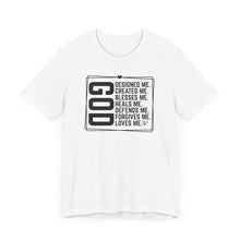 Load image into Gallery viewer, Inspirational God Quote Unisex Jersey Tee