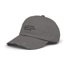 Load image into Gallery viewer, Unisex Distressed Cap - Know you Worth